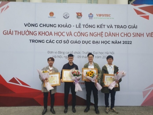 4 chàng sinh viên Cơ khí với câu chuyện đam mê khoa học