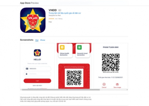 Bộ Công an hướng dẫn sử dụng App &#8220;VNEID&#8221;