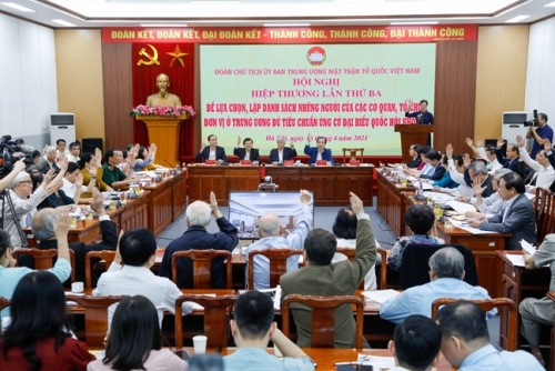 Chọn danh sách người khối cơ quan Trung ương ứng cử đại biểu Quốc hội khóa XV