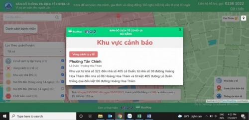 CovidMap – Bản đồ dịch tễ hỗ trợ Covid