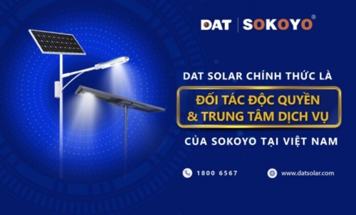 DAT Solar là đối tác độc quyền và trung tâm dịch vụ của Sokoyo tại Việt Nam