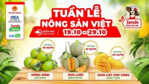 Đẩy mạnh hoạt động tiêu thụ nông sản Việt trực tuyến &#8211; Phục hồi kinh tế sau mùa dịch