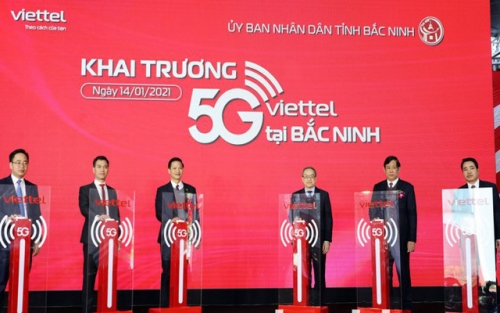 Khu công nghiệp Yên Phong I là nơi đầu tiên của miền Bắc phủ sóng mạng 5G