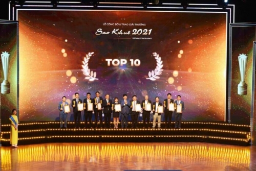 Lĩnh vực Tài chính Ngân hàng nổi bật TOP 10 Sao Khuê 2021