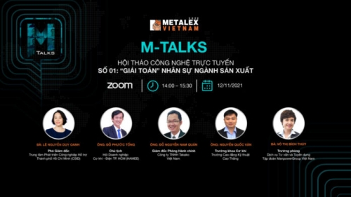 M-Talks Webninar: Giải toán” nhân sự ngành sản xuất