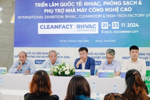 Nhiều công nghệ mới sẽ được giới thiệu tại Triển lãm CLEANFACT và RHVAC VIETNAM 2024