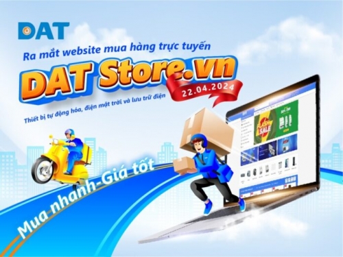 Ra mắt website mua hàng trực tuyến DAT Store