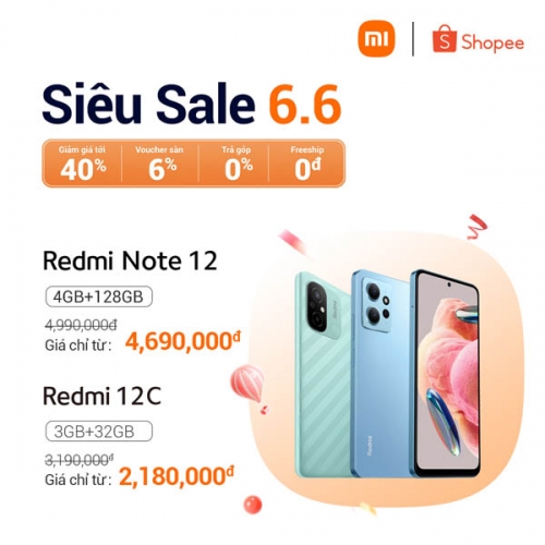 Xiaomi giảm giá tới 40% cho nhiều điện thoại, đồ gia dụng, thiết bị chăm sóc sức khỏe dịp 6/6