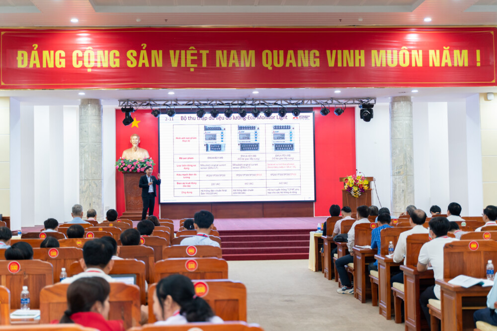 mitsubishi electric viet nam to chuc hoi thao su dung nang luong tiet kiem va hieu qua trong linh vuc san xuat cong nghiep