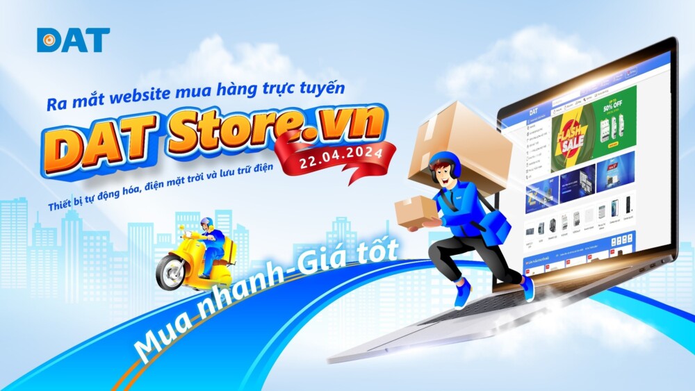 ra mat website mua hang truc tuyen dat store