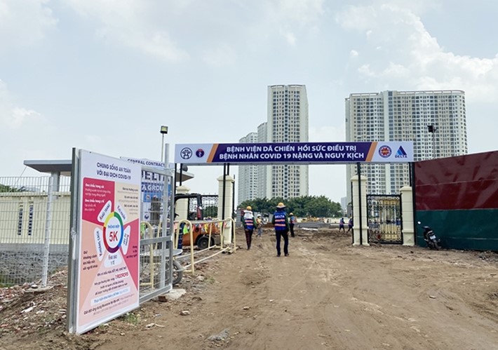 rang dong tai tro chieu sang cho benh vien da chien dieu tri covid 19 tai ha noi