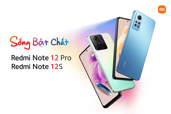 redmi note 12s va redmi note 12 pro chinh thuc ra mat tai viet nam