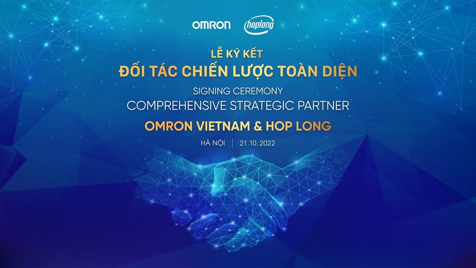 sap dien ra 8220le ky ket doi tac chien luoc toan dien giua hop long va omron viet nam8221
