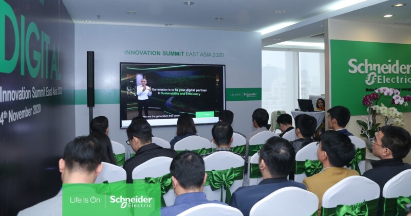 schneider electric to chuc hoi nghi truc tuyen thuc day chuyen doi so