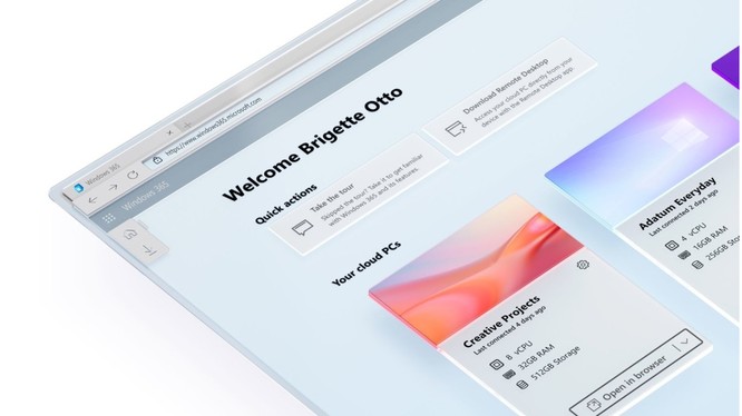 Sử dụng hệ điều hành Windows qua đám mây