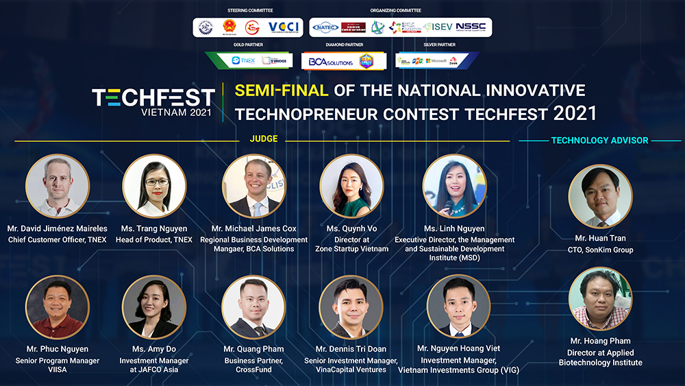 top 10 doi thi tim kiem tai nang khoi nghiep doi moi sang tao quoc gia techfest 2021