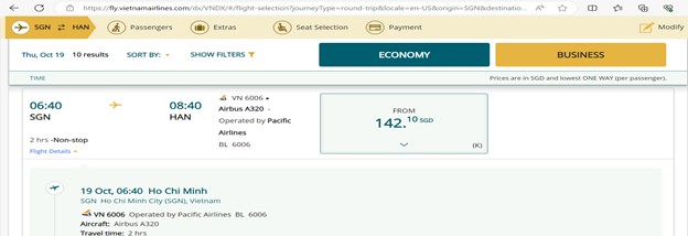 trai nghiem dich vu pacific airlines nhu vietnam airlines