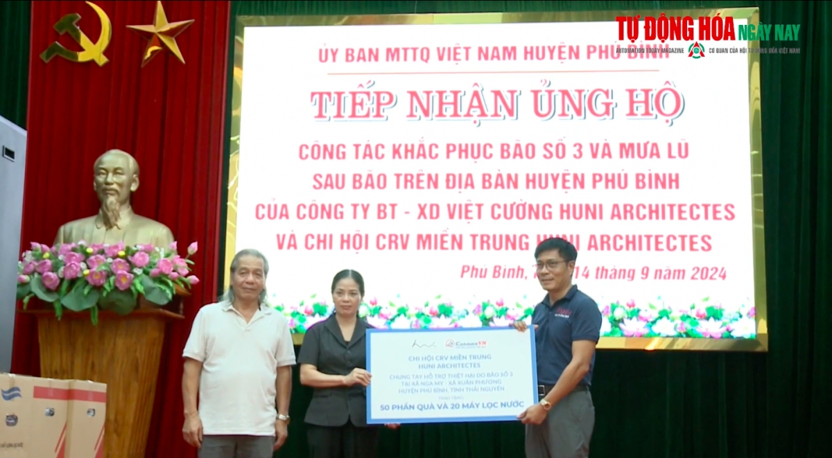 Các doanh nghiệp chung tay hỗ trợ người dân Thái Nguyên khắc phục hậu quả sau bão lũ