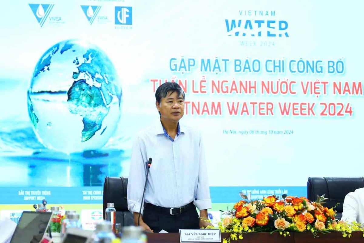 Công bố Chương trình Vietnam Water Week 2024: Phát triển ngành Nước Việt Nam - An ninh, An toàn, Hiệu quả và Hội nhập