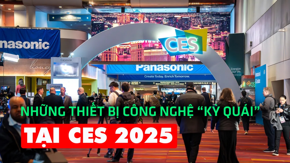 Những thiết bị công nghệ "kỳ quái" tại CES 2025